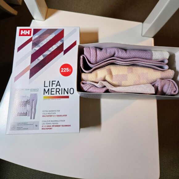 Helly Hansen Jr Size 10 Lifa Merino Baselayer Set, BNIB - Picture 2 of 3